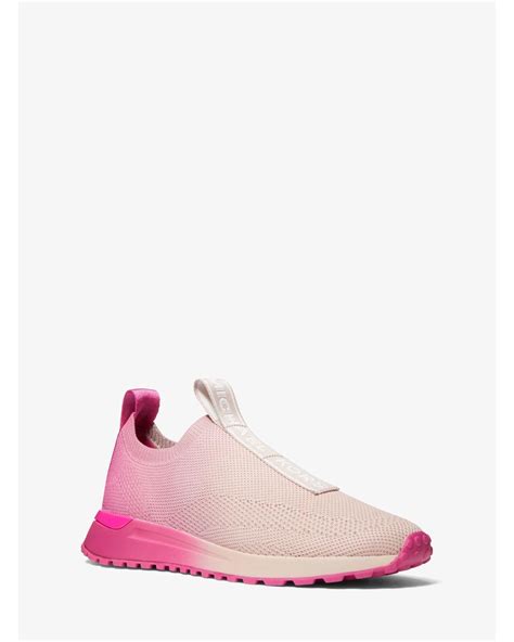 michael kors slip on black|michael kors pink bodie sneaker.